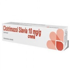 Clotrimazol crema, 20 g, Slavia